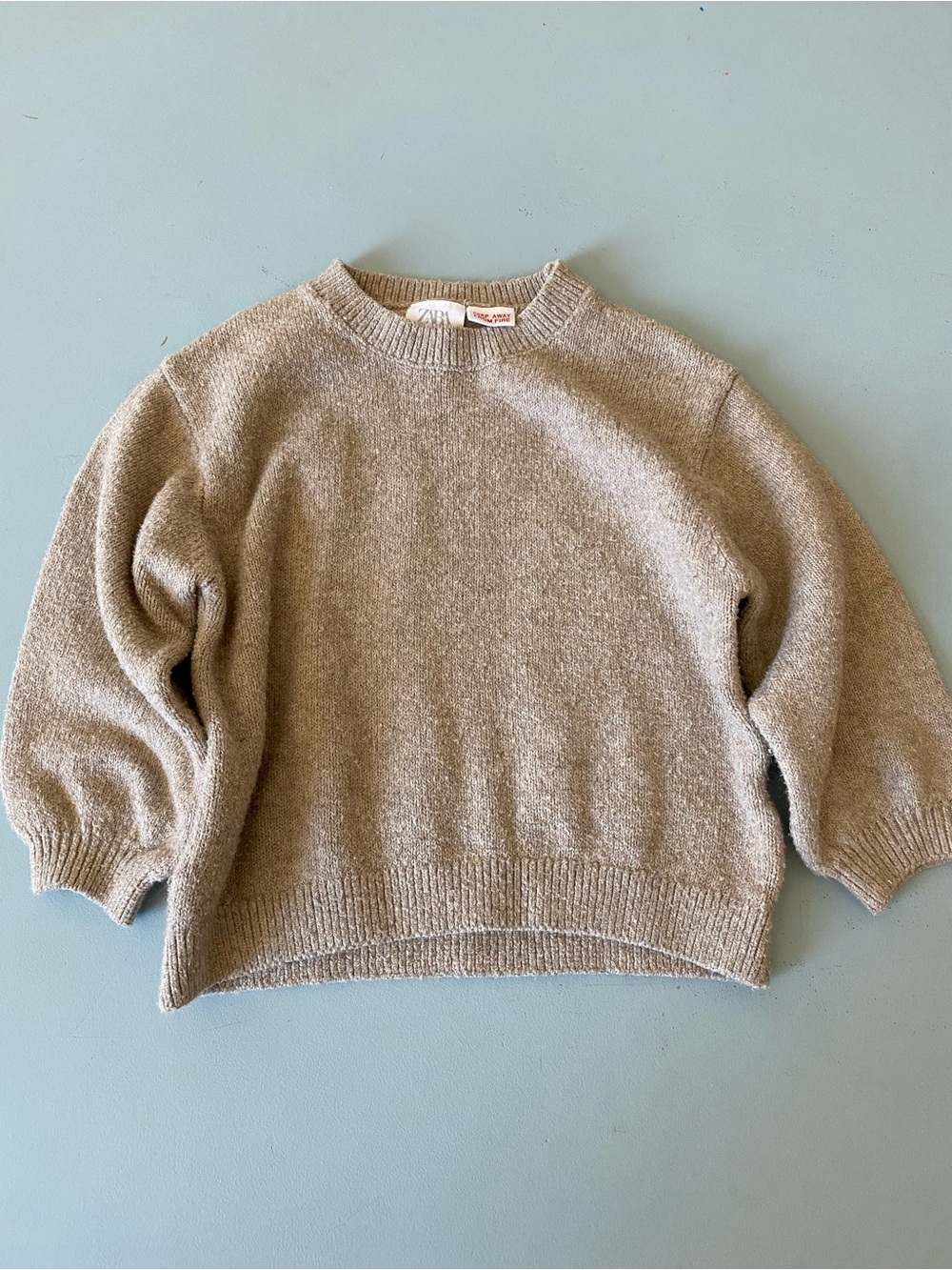 Zara Beige 3T Crewneck Sweater